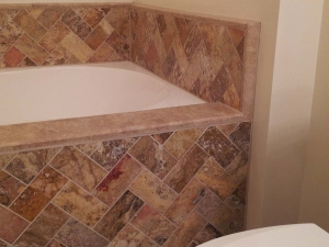 Ann Arbor Michigan bathtub marble style tiles 3