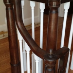 Ann Arbor hardwood floor, custom carpentry works, Michigan, staircase railing