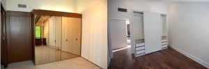 Ann Arbor hardwood floor refinishing Michigan before and after project bedroom flooring 5