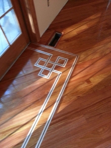 Michigan hardwood floor decorations Ann Arbor geometrical figures 3