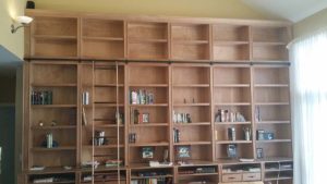 Ann Arbor Hardwood Floor Custom Carpentry Works Michigan Wall Library