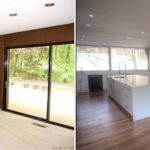 Ann Arbor Hardwood Floor Refinishing Michigan Before and After Project Kitchen Flooring