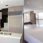 Ann Arbor Hardwood Floor Refinishing Michigan Before and After Project Kitchen Flooring