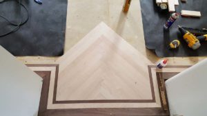 Ann Arbor Michigan Hardwood Floor Decorations Geometrical Figures