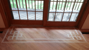 Ann Arbor Hardwood Floor Custom Inlay Work
