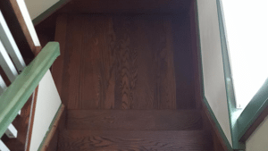 Ann Arbor MI Hardwood Floors - Dark Wood Stairs