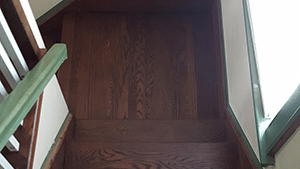 Ann Arbor MI Hardwood Floors - Dark Wood Stairs