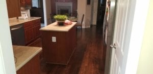 red mahogany stain on red oak